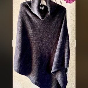 Barefoot Dreams Charcoal Poncho